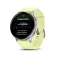 Garmin Venu® 4 - 45 mm Grau/Silber mit Schnellwechsel-Silikon-Armband 22 mm Zitrone