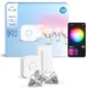 Philips Hue Essential Starter Kit: Hue Bridge + 3 Essential GU10 smarte Lampen + Dimmer Switch, White and Color Ambiance, 2200K-6500K, kompatibel mit gängigen Smart-Home-Assistenten