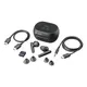 Poly Voyager Free 60 UC Carbon Black Earbuds + BT700 USB-C Adapter + Touchscreen-Ladeetui