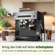 Cuisinart Espresso-Maschine mit Mahl-, Tamp- und Brühfunktion