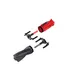 Roborock Robot VC Rubber Main Brush mit Robust Synthetic Bristles-Red & Gray