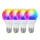 Nanoleaf Essentials Matter WLAN Smart Bulb E27 LED-Leuchtmittel 4 Stück + Sense+ Smart Wireless Light Switch Bundle