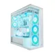ARCTIC Xtender VG White E-ATX Gaming Gehäuse mit Seitenfenster
