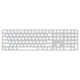 Apple Magic Keyboard mit Touch ID und Ziffernblock weiß US Englisch MXK73LB/A