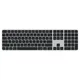 Apple Magic Keyboard mit Touch ID und Ziffernblock schwarz US Englisch MXK83LB/A