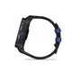 Garmin Instinct® 3 – 50 mm, AMOLED Schwarz mit Silikon-Wechselarmband 26 mm Bolt Blue