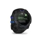 Garmin Instinct® 3 – 50 mm, AMOLED Schwarz mit Silikon-Wechselarmband 26 mm Bolt Blue