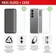 DISPLEX Real Glass + Case für Samsung Galaxy S25 FE