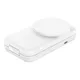 Belkin UltraCharge faltbare magnetische 2-in-1-Ladestation mit Qi2 25W weiß, eckig