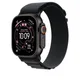 Apple 49 mm Alpine Loop Schwarz - Small - Titan Schwarz