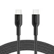 Belkin Gaming UCB-C/USB-C Kabel, 2m, geflochten, schwarz