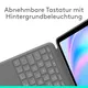Logitech Combo Touch Tastatur-Case Grau für iPad Air 13" M2 2024, M3 2025