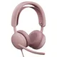 Logitech Zone Wired 2 for Business Rosé, Kabelgebundenes USB-Headset mit adaptiver Hybrid-ANC, Mikrofon mit Geräuschunterdrückung, Microsoft Teams zertifiziert