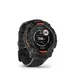 Garmin Instinct® 3 Solar 45mm Schwarz mit Silikon-Wechselarmband 22 mm Schwarz