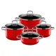 Silit Silargan® Elegance Topf-Set 4-teilig Red
