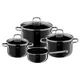 Silit Silargan® Elegance Topf-Set 4-teilig Black