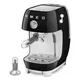 SMEG ECF03BLEU 50's Style Premium-Siebträger-Espressomaschine Schwarz