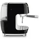 SMEG ECF03BLEU 50's Style Premium-Siebträger-Espressomaschine Schwarz