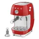 SMEG ECF03RDEU 50's Style Premium-Siebträger-Espressomaschine Rot