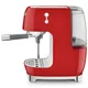 SMEG ECF03RDEU 50's Style Premium-Siebträger-Espressomaschine Rot