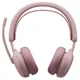 Logitech Zone Wireless 2 ES for Business Rosé/Rosa, Kabelloses USB-Headset mit adaptiver Hybrid-ANC, Mikrofon mit Geräuschunterdrückung, inkl. Empfänger, Microsoft Teams zertifiziert