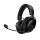 HyperX Cloud III S Wireless Schwarz, Kabelloses Gaming-Headset, 2.4 GHz Verbindung, Bluetooth, HP Instant Pair für Omen Gaming-Notebooks