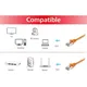 Equip 605570 Patchkabel, Cat.6, S/FTP, 1m, Orange