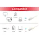 Equip 60300107201 Patchkabel, Cat.6A, U/UTP, 0.5m, Weiß