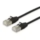Equip 60617507101 Slim-Patchkabel, Cat.6A, F/FTP, 1.5m, Schwarz