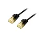 Equip 62690007101 Slim-Patchkabel, Cat.6A, U/UTP, 0.15m, Schwarz