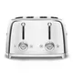 SMEG TSF03SSEU 50s Style 4 Scheiben Toaster Chrom-Metall