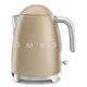 SMEG KLF03CHMEU 50s Style Wasserkocher Champagner-Matt