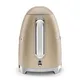 SMEG KLF03CHMEU 50s Style Wasserkocher Champagner-Matt