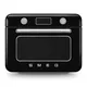 Smeg 50's Style Kombi-Tisch-Dampfbackofen Schwarz