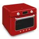 Smeg 50's Style Kombi-Tisch-Dampfbackofen Rot