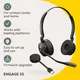 Jabra Engage 55 SE Kabelloses Stereo-Headset, Microsoft Teams, Link400c USB-C Empfänger, ohne Ladestation