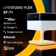 Epson EF-71 Lifestudio Flex tragbarer Laserprojektor 700 Lumen FHD HDMI Weiß
