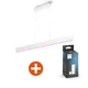 Philips Hue White & Color Amb. Ensis Pendelleuchte wh, inkl. Philips Hue Secure Kontaktsensor