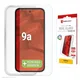 DISPLEX Real Glass + Case Google Pixel 9a Schutzglas und transparente Hülle