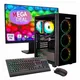 Hyrican GAMEMAX MegaDeal Draco XD SET26923 7794 Ryzen 5 5500 16GB 1TB SSD RTX 5060 Win11 + MSI PRO MP273A LED-Monitor, 69cm (27")