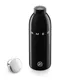 SMEG WBF01BL 24Bottles® Clima Bottle isolierte Edelstahlflasche Schwarz 500ml