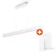 Philips Hue | Ensis Pendelleuchte weiß (White & Color Ambiance) | inkl. Dimmschalter weiß V2