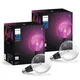 Philips Hue | Globe (G125) – Smarte Lampe E27 | 2er Set