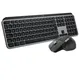 Logitech MX Master 4 Combo für Mac Space Black/ Schwarz, Kabellose Maus-Tastaturkombination, Bluetooth, Logi Bolt, Unterstützt Logi Options+