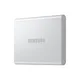 Samsung Portable SSD T7 Resurrected 2 TB USB-C 3.1 (10Gb/​s) Silber externe Festplatte SSD