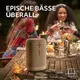 Ultimate Ears EPICBOOM Schwarz, Bluetooth Lautsprecher (A2DP), 360- Grad-Klang, PartyUp Funktion, IP67- zertifizierte, anpassbarem/adaptiven EQ