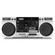 Medion LIFE® P66538 Retro-Boombox silber