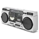 Medion LIFE® P66538 Retro-Boombox silber