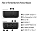 HP USB-C-Dockingstation G6 100W – 4K, 2x DP, 1x HDMI, 2x USB-C, 3x USB-A, 1x Gbit-Ethernet