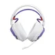 JBL Quantum 650 Wireless Over-Ear-Gaming-Headset, weiss/violett